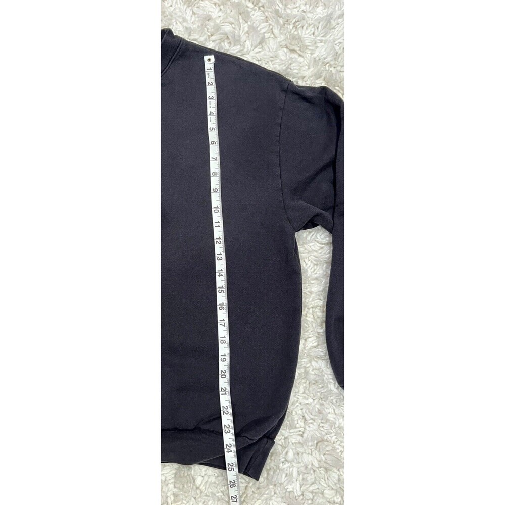 RICH MOM Embroidered Pullover Sweatshirt Womens M Black Long Sleeve Crew Neck - Picture 4 of 4